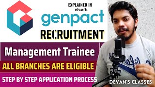 jobs genpact Genpact Recruitment 2022  Management Trainee  Application Process  Devans Classes [upl. by Mcallister]