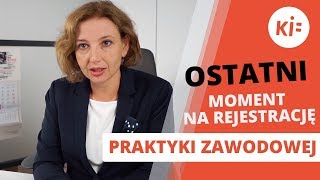 ⚠️ OSTATNI MOMENT NA REJESTRACJĘ PRAKTYKI ZAWODOWEJ [upl. by Alletsirhc]