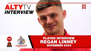 REGAN LINNEY  Altrincham FC Interview  November 2024 [upl. by Astraea]