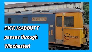 Class 73 962 DICK MABBUTT passes through Winchester  070824 [upl. by Llertac]