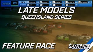 Late Models  Kingaroy  9th Nov 2024  ClayPerView [upl. by Ahseem]