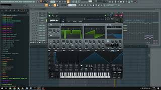 FL STUDIO  Spire Serum VST Overdrive Test [upl. by Cohbath541]