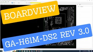 Boardview  Schematic digram  gigabyte GAH61MDS2 REV 30 free Dowload [upl. by Kcirevam]