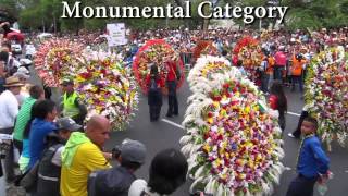 Medellin Colombia Flower Parade Desfile de Silleteros at the Feria de las Flores Flower Festival [upl. by Naxela]