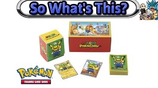 Whats This Luigi Mario Pikachu Collection Box  From Pokemon Center [upl. by Jabe]