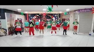 Holly Jolly 2024 Line Dance  Demo By DSisters amp Friends LDG riajoyful [upl. by Sackman29]