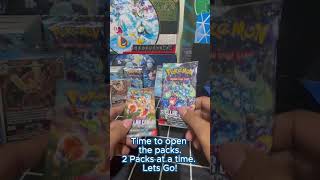 Whats inside a Stellar Crown Booster Box Part 1 [upl. by Allesor525]