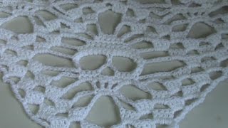 Haken  tutorial 124 schedelsjaal omslagdoek [upl. by Roxine]