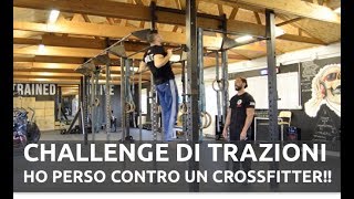 Challenge di Trazioni alla Sbarra  Le ho prese da un CrossFitter [upl. by Eirrab]