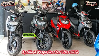 Aprilia and Vespa Scooter Latest Price in Nepal 2024🇳🇵 Aprilia Scooter Price [upl. by Sim]