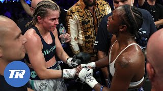 Claressa Shields Says She Beat Marshall With One Eye Marshall Wants Rematch  POSTFIGHT INTERVIEW [upl. by Finbar101]