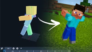 How to make EMOTES in Minecraft  Player Animations TUTORIAL [upl. by Brody]