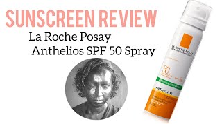 La RoChe Posay Anthelios SpF 50 spray review under uv camera [upl. by Etnoved]