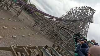 Iron Gwazi Back Row POV  Rocky Mountain Construction Hyper Hybrid Conversion [upl. by Norbert]