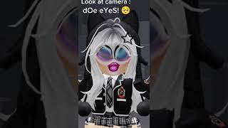 dOe eYeS vs SiReN eYeS  IB   alicqx  robloxtrend sireneyes doeeyes funny fyp [upl. by Enelrahs]