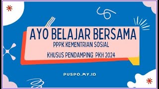 PPPK Khusus Pendamping PKH Kementrian Sosial [upl. by Lovell]