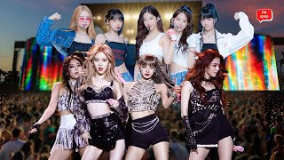 BLACKPINK Paves the Way for KPOP at Coachella and LE SSERAFIM is its Successor in 2024 [upl. by Aenit]