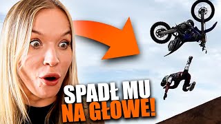 MOTOCYKLE SPADAJĄCE NA GŁOWY  NASZA REAKCJA NA FILMY WIDZOW [upl. by Ihcekn]