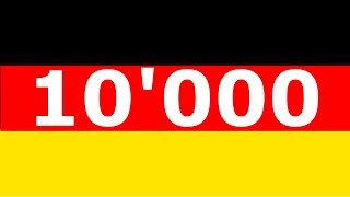 Zahlen von 1 bis 10000 auf Deutsch [upl. by Egedan439]