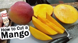 How To Cut A Mango  Easy Mango Smoothie Recipe [upl. by Lynnelle460]