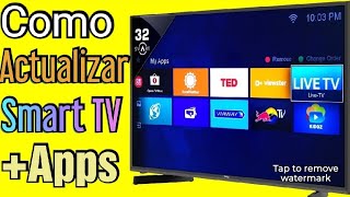 COMO ACTUALIZAR TU SMART TV PARA MAS APLICACIONES Y MEJORAS [upl. by Dammahum]