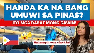 LAHAT NG DAPAT GAWIN BAGO ANG INYONG FLIGHT PAUWI NG PILIPINAS OFWS amp NONOFWS SIMULA OCTOBER 2021 [upl. by Hoag]