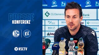 Pressekonferenz FC Schalke 04  KSC [upl. by Corel]