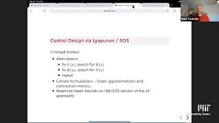 MiniLecture 8 Lyapunov Analysis  MIT 6832 Underactuated Robotics Spring 2021 [upl. by Santiago]