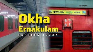 Okha  Ernakulam express  Train journey  Sleeper class [upl. by Alvarez]