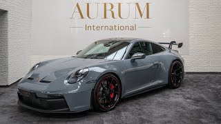 2024 PORSCHE 911 992 GT3 ARKTIKGRAU Walkaround by AURUM International 4K [upl. by Riek]