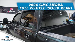 How To Tint a 2004 GMC Sierra  Pre cut Window Tint [upl. by Treat606]