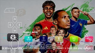 🔵 INSTALLATION efootball 2024 Edition Euro 2024 PPSSPP Pas de Save Data pas de Textures Android [upl. by River]