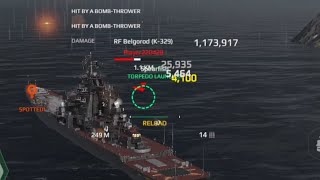 How to kill a Belgorod ft RF Pyotr Velikiy  Modern Warships [upl. by Inaboy]