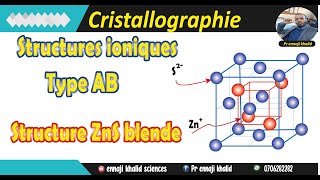 Structure ZnS blende structures ioniques [upl. by Griz]