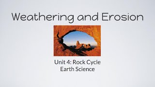 WasleyScience Weathering and Erosion [upl. by Cissy]