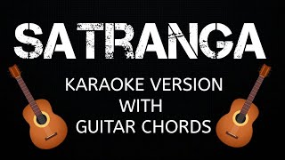 Satranga Song Guitar Karaoke  Arijit Singh  Karaoke With Kinjal [upl. by Rohn]