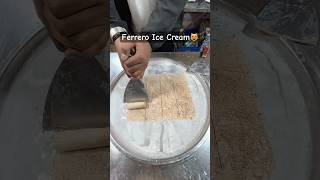 Live Ferrero Rocher Tawa Ice Cream😻  Indian Street Food shorts [upl. by Yesnnyl]