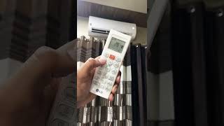 How to use cooling mode to heater mode on LG air conditioner remote setting video ytshorts viral [upl. by Kerge]