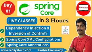 Java Spring Framework  Spring Framework  Spring Framework Tutorial  Full Course  JavaRedSysTech [upl. by Refinney]