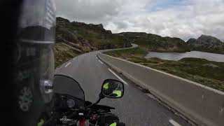 Timelapse Lysebotn Norway Road leading to and down to and up from Lysebotn [upl. by Neeroc]