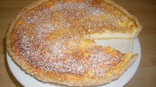 Recette TARTE AU FROMAGE BLANC ET PIGNON DE PIN [upl. by Emelia]