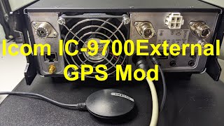 Icom IC9700 External GPS Mod [upl. by Stanfill642]