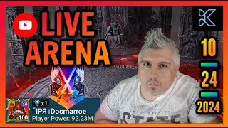 Raid Shadow Legends  Live Arena TOP 1 IPR DocMarroe  Halloween packs when [upl. by Sukhum]