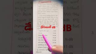 ధ్వని వెలువడు సందర్భం  ధ్వని తీవ్రత డబ్ dB8thclass [upl. by Nairot]