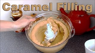 How to Make a Caramel Flavour Cake Filling  HappyFoods [upl. by Sefton635]