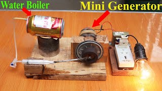 DIY Steam Engine Generator At Home [upl. by Intyre]