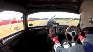 Silverstone Classic 2013  Onboard 1960 Austin Healey Sebring Sprite [upl. by Htebaile888]