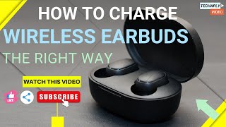 How To Charge Earbuds [upl. by Birdie]