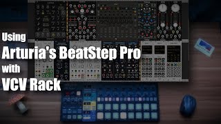 Using Arturias BeatStep Pro with VCV Rack [upl. by Ahtilat]