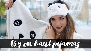 Try On Haul Pijamas de OutonoInverno  A Maria Vaidosa [upl. by Ococ711]